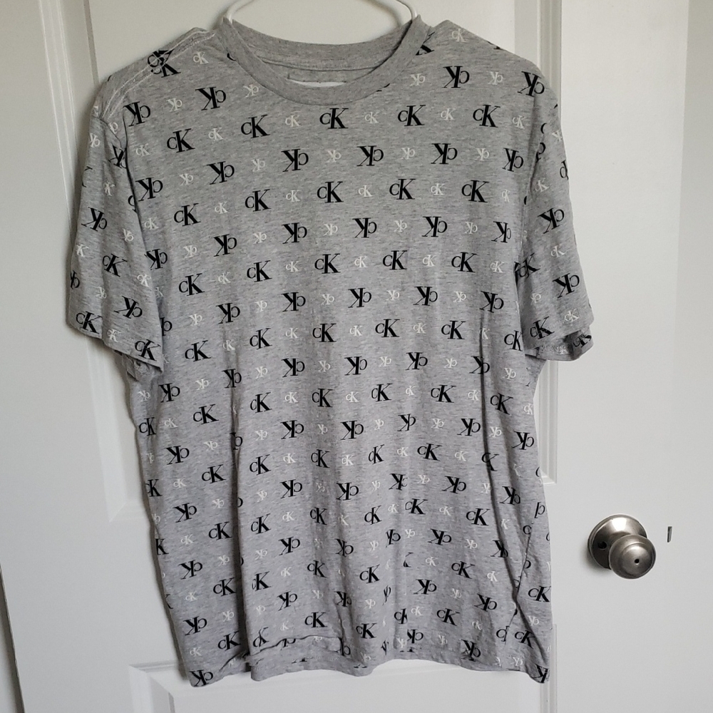 Calvin Klein Monogram Gray Tee